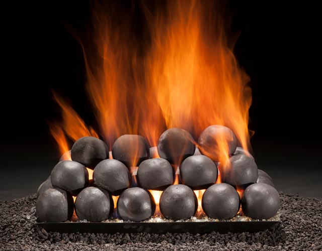 Colonial Cannon Balls gas logs