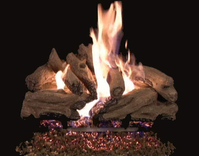 Evening Campfire gas logs