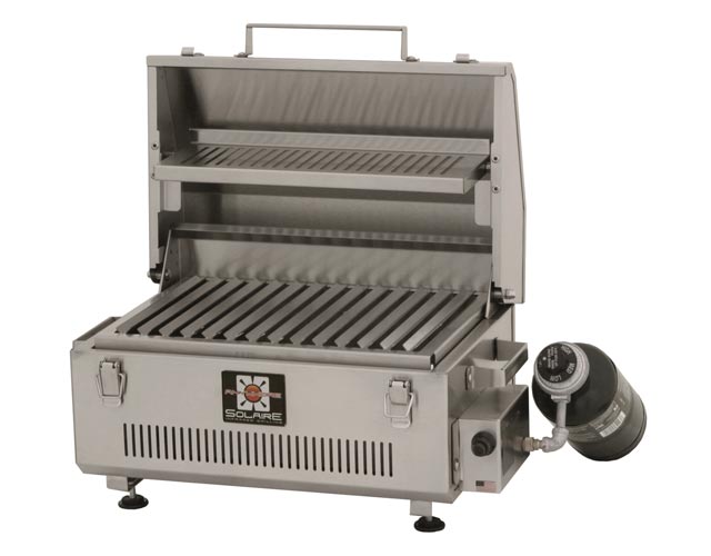 Marine Grade Portable Infrared Grill With Warming Rack