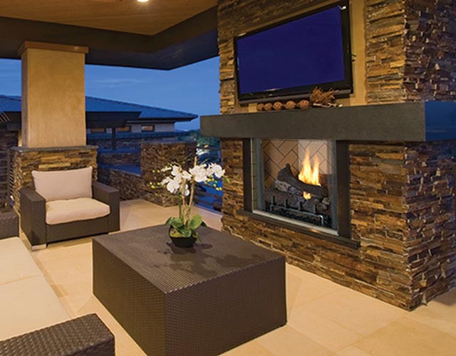 Traditional Gas Fireplace in Palm Desert, CA