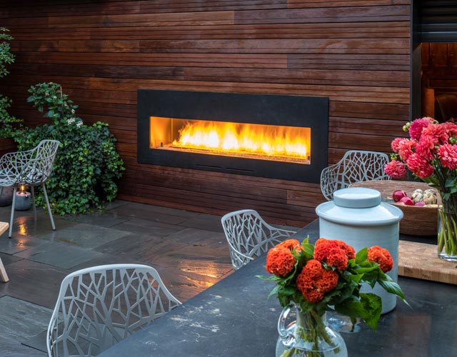 Electric Outdoor Fireplace by The Fire Place of Palm Desert